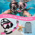ForShine Set Swimming Packages Snorkeling Gear for Adults, Snorkel Scuba Diving mask Dry-Top, Adult Goggles w/Nose