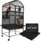 Adjustable Bird Cage Netting Seed Catcher, Large Soft Breathable Mesh for Indoor Round Square Cages (Circumference