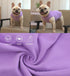 Plain Cotton Dog Shirts, Large Pet Costumes for Male & Female Dogs, Yellow & Purple, Size XXL