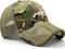 Loneshark Mens Camo Mesh Baseball Hat, American Flag USA Eagle Tactical Operator Cap