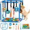 Puppy Play Gym with Snuffle Mat & 8 Hanging Toys Indoor Play