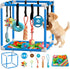Puppy Play Gym with Snuffle Mat & 8 Hanging Toys Indoor Play