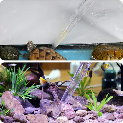 WEAVERBIRD Manual Fish Tank Water Changer - 30ml Aquarium Clean Pipette Dropper for Waste Removal