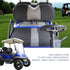 Golf Cart Front Seat Covers for Club Car Precedent 2004 up, Washable Air Mesh Cloth Cover