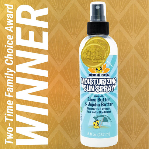 Bodhi Dog Sunscreen | Large 8oz SPF 30+ Moisturizing Pet Sunscreen | Safe for All Breeds of Dogs, Cats and Horses | Natural Skin Protection and Conditioner for Skin, Coat, Nose, and Ears | USA Made