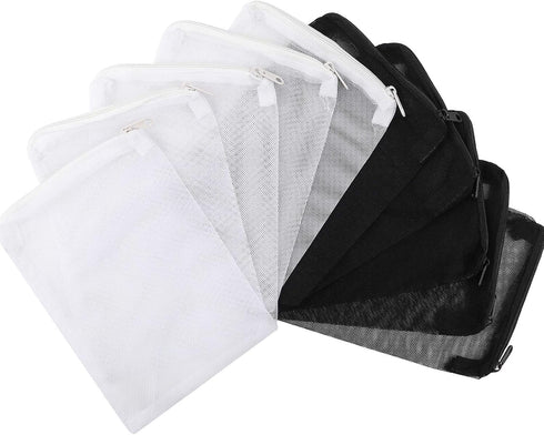 DEPEPE 10pcs Aquarium Filter Media Bags with Zipper for Activated Carbon and Ceramic Rings