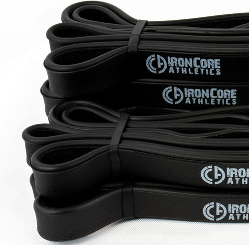 Premium Exercise Bands - Ultra Durable, Non-Slip, Comfort-Edge Resistance, Tested Over 30K Pulls, Set of Three
