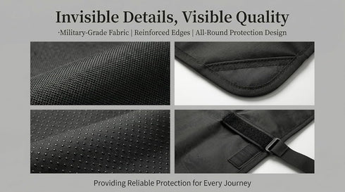 100% 600D Hammock Dog Car Seat Cover for Pets - Waterproof Oxford Heavy Duty Style Scratch Proof Non Slip Back Seat