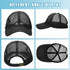 Jadive 6 Pcs Mesh Baseball Cap - Summer Breathable Trucker Hat for Men Women Adjustable Sports Running