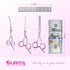 5 1 Set GLADOG Professional in Dog & Cat Grooming Scissors with Safety Round Tips, Sharp and Heavy-duty Pet Grooming