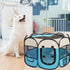 Pet Puppy Dog Playpen, Portable Foldable Cat Tent Crates Cage, Indoor Outdoor Playground 29x16 Pop Up Pet Play Pen