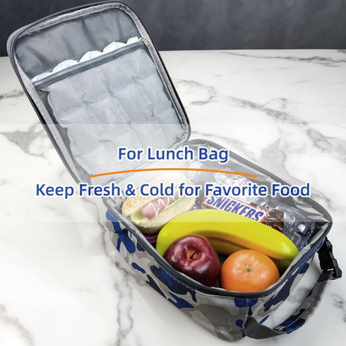 Reusable Ice Pack Sheets for Coolers, Flexible Ice Blankets, Large Size 3 Packs, Cuttable for Keeping Food Fresh and