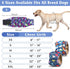 5 Pack Reusable Male Dog Belly Bands - High Absorbency, Small Size, Monster Design