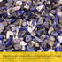 Appatite Reever 2lbs 1200+Pcs, Sodalite Crystal Chips Bulk Blue Polished Crushed Crystals Gemstones Natural Aquarium