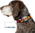 Buckle-Down Seatbelt Buckle Dog Collar - 5 Marvel Characters Black, 1" Wide, Fits 15-26" Neck, Large