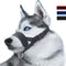 Lepark Nylon Dog Muzzle, Adjustable Loop for Small, Medium, Large Dogs, Prevents Biting, Barking, Chewing (L/Black)