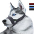 Lepark Nylon Dog Muzzle, Adjustable Loop for Small, Medium, Large Dogs, Prevents Biting, Barking, Chewing (L/Black)