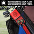 Golf Bag Metal Landing Pads for Magnetic Golf Equipment - Quick Access to Towel, Rangefinder, Flask, Speaker - US Patent