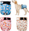 3Pack Reusable Diapers for Female Dog, Washable Diaper for Doggie,Highly Absorbent Dog