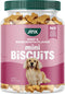 Jinx Oven-Baked Beef Bone Broth Mini Biscuit Dog Treats - Crunchy, All
