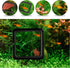 ZRDR Fish Feeding Ring, 2 Pack Black Aquarium Floating Food Feeder Circle with Flexible Lever and Suction Cup