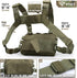WYNEX Tactical Chest Rig Pack for Men - Running Chest Bag with Front Loop for Hunting and Outdoor EDC