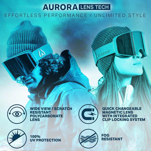 WildHorn Outfitters Unisex Pipeline Ski Goggle Replacement Lens