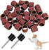 DPWOUM 42 Pcs Pet Nail Grinder Replacement Kit with Grit Nail Smoother Sanding