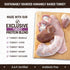 Earth Animal Wisdom Air Dried Dog Food | Turkey Recipe Premium Natural Dog Food | 2 Pound Bag for All Breeds & Ages