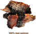 Pupford Crunchy Jerky Treats for Dogs & Puppies, Made in USA, Single Ingredient, No Fillers (Salmon, 8 oz)