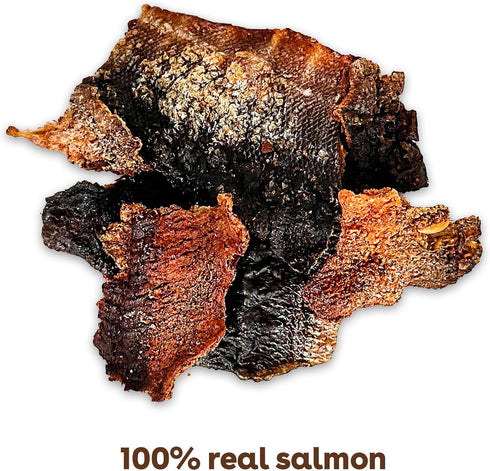 Pupford Salmon Jerky Treats for Dogs, 4 oz - Made in USA, 100% Real Meat, No Fillers, Tasty Snacks for All Ages