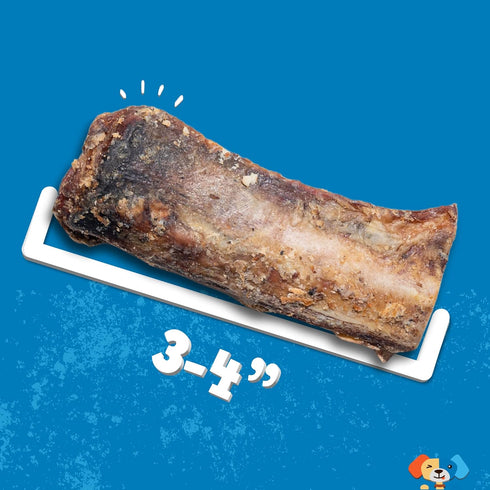 (24 Oz Jack&Pup Rib Bones for Dogs Bag), All Natural Beef Bones for Dogs, Single Ingredient Bone Marrow, Dog Rib Bones