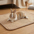 Nogeqi 1PCS 15.75x11.81 Inch Rabbit Scratching Pad, Natural Sisal Bunny Scratch Pad, Rabbit Mat Claws and Teeth Care