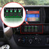 FXC Rocker Switch Aluminum Panel - 4 Gang Toggle Switches Dash 5 Pin ON/Off 2 LED Backlit for Boat Car Marine Green