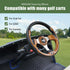 Golf Cart Steering Wheel for EZGO YAMAHA Club Car Precedent Most Golf Carts Wood Grain