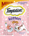 Temptations Kitten Treats, Salmon & Dairy, Crunchy and Soft Treat, 6.3 oz. (Pack of 10)