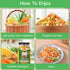 Egcina 10.58oz Freeze Dried Mixed Dehydrated Vegetables - Natural Ramen Toppings Vegetable Flakes, No Gluten& No