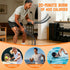 2PCS Ropeless Battle Ropes for Home Gym, Portable Cordless Workout Ropes with Gloves, Bag & Tutorial, Low-Impact HIIT