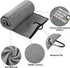 Moukeren 6 Pcs Funny Golf Towel | 16 x 24 Microfiber Embroidered Golf Bag Towel with Clip for Gifts
