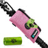 PetAmi Dog Poop Bag Holder for Leash, Waste Bag Dispenser with Clip for Puppy Potty Walking Accessories, Pink 1 Pack