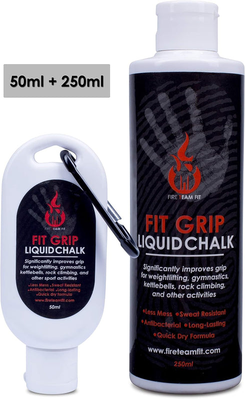 Liquid Chalk for Weight Lifting, Rock Climbing, Cross Training, & Powerlifting, Gym Approved Workout Chalk for Hands