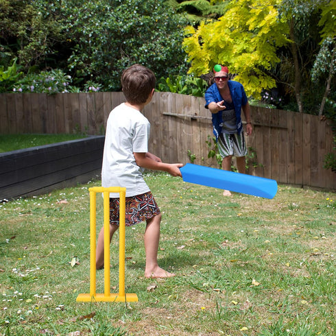 Greensen Kids Cricket Set, ABS Plastic Cricket Bat Set with Ball, Beach Stand Kit for Children Toddler Sports