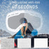 FONHCOO Ski Goggles for Men Women, Anti-Fog OTG Snowboard Glasses with Detachable Lens for Skiing Skating