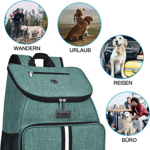 Backpack, Backpack Set 2 2 BAGLHERDog Travel Bag, Airline Approved Pet Supplies Dog Travel Accessories with Silicone