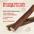 Natural Farm Bully Sticks Stuffed Collagen Sticks for Dogs, 4-5 Inch, 10-Pack, Rawhide-Free, Long Lasting Chews
