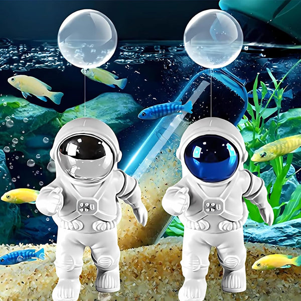 2-Pack Floating Fish Tank Decorations, Cute Little Astronauts Aquarium Accessories for All Kinds of Fish