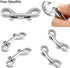 Dog Leash Double Ended Snap Hooks for Walking Running, Stainless Steel Clips for All Pet Leash, 4 Pack
