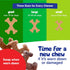 ChewEMS X Bone Dog Chew Toy for Aggressive Chewers Long-Lasting Chicken Flavor Nylon Bone Durable, Rawhide-Free Dental
