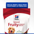 8 oz. Hill's Natural Fruity Snacks, Crunchy Dog Treats, Apples & Oatmeal, Bag
