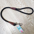 BTINESFUL Short Dog Leash, 18, 24 Inch Strong Nylon Training Traffic Leash for Medium Large Dogs (1/2" x 18 inch)